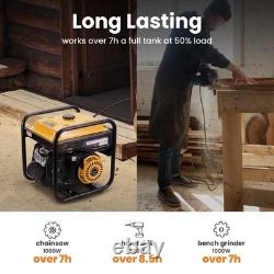 Petrol Inverter Generator Portable 3200W For Camping Outdoor Phone PC charge