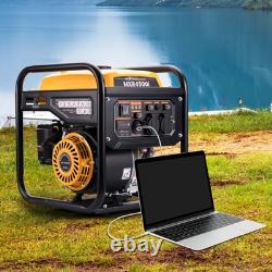 Petrol Inverter Generator Portable 3200W For Camping Outdoor Phone PC charge