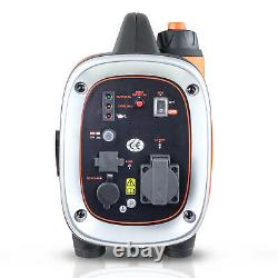 Petrol Inverter Generator Portable Silent Suitcase 900w 1.1kVa Black & Decker