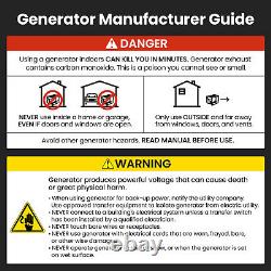 Petrol Inverter Generator Silent Portable 3000W 4Stroke Engine Camping + Trolley