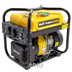 Petrol Inverter Generator Wolf Portable WPG2500i 2000w 2.5KVA Camping