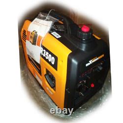 Petrol Portable Generator Inverter 3000 Watts 3300W Clean Power Supply Returned