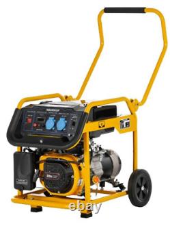 Petrol generator 3KW 230v & 12V Quality machine Lumag G3E wheeled frame