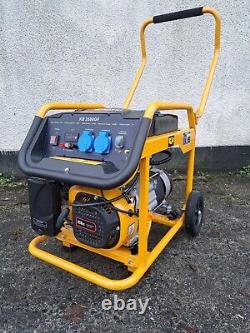Petrol generator 3KW 230v & 12V Quality machine Lumag G3E wheeled frame