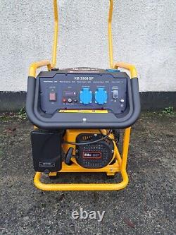 Petrol generator 3KW 230v & 12V Quality machine Lumag G3E wheeled frame