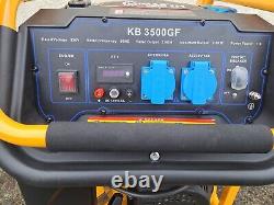 Petrol generator 3KW 230v & 12V Quality machine Lumag G3E wheeled frame