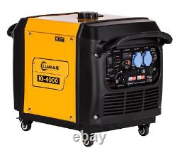 Petrol generator inverter generator 4KW quitet Lumag IG4000 230v + 12v