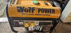 Petrol generator wolf power WP3500LR