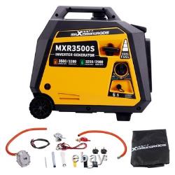 Portable Generator Inverter 3.5KVA 3200W Petrol / LPG Dual Fuel Genset Wheel Kit