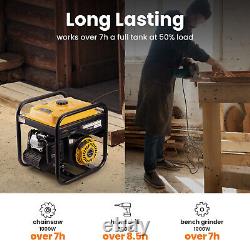 Portable Inverter Generator 3200W Digital Display Camping RV travel jobsites