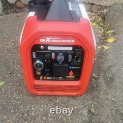 Portable Inverter Generator 3200W Petrol LPG Dual Fuel E-Start App Camping Power