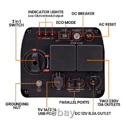Portable Inverter Generator 3.3KW for camping outdoor party garden Recoil Start