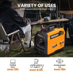 Portable Inverter Generator 3.3KW for camping outdoor party garden Recoil Start