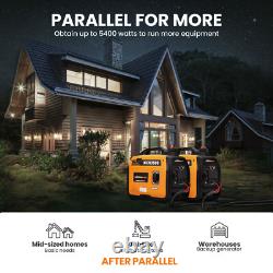 Portable Inverter Generator 3.3KW for camping outdoor party garden Recoil Start