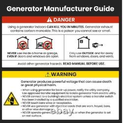 Portable Inverter Generator 5000W Petrol+ App Start For Outdoor Power Supply