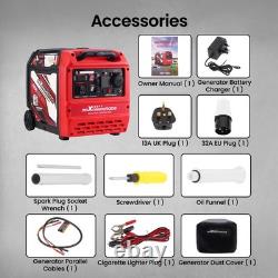 Portable Inverter Generator 5000W Petrol+ App Start For Outdoor Power Supply