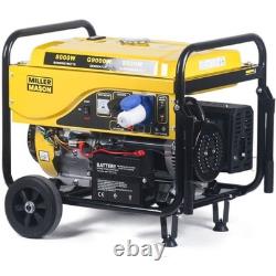 Portable Key Start Petrol Engine Generator 10.5kva 16hp 4stroke G9000w New