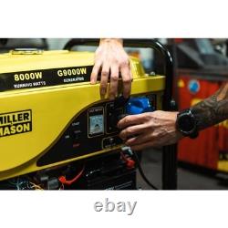 Portable Key Start Petrol Engine Generator 10.5kva 16hp 4stroke G9000w New