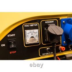 Portable Key Start Petrol Engine Generator 10.5kva 16hp 4stroke G9000w New