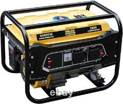 Portable Petrol Engine Generator 3.4kva 2800w 8hp 4 Stroke G6500w