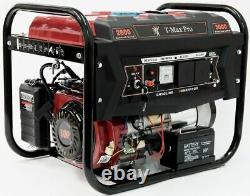 Portable Petrol Generator 3000W 8HP Quiet Power Electric Key Start