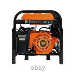 Portable Petrol Generator 3300W 7HP 4 Stroke 210cc Electric Key Start Digital