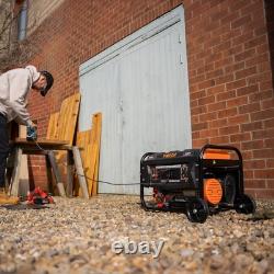 Portable Petrol Generator 3300W 7HP 4 Stroke 210cc Electric Key Start Digital