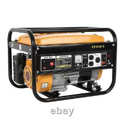 Portable Petrol Generator 4-Stroke 4000w Electric Recoil Start Camping Power UK