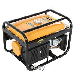 Portable Petrol Generator 4-Stroke 4000w Electric Recoil Start Camping Power UK