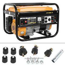 Portable Petrol Generator 4-Stroke 4000w Electric Recoil Start Camping Power UK