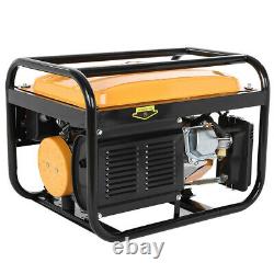 Portable Petrol Generator 4-Stroke 4000w Electric Recoil Start Camping Power UK