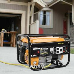 Portable Petrol Generator 4-Stroke 4000w Electric Recoil Start Camping Power UK