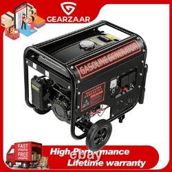 Portable Petrol Generator 5kw 8HP 4 Stroke Electric Start Single Phase & Wheels