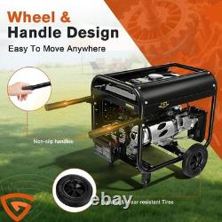 Portable Petrol Generator 5kw 8HP 4 Stroke Electric Start Single Phase & Wheels