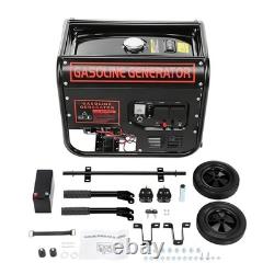 Portable Petrol Generator 5kw 8HP 4 Stroke Electric Start Single Phase & Wheels