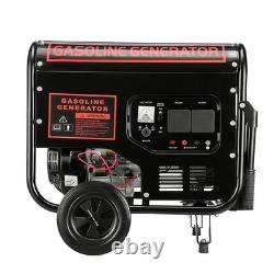 Portable Petrol Generator 5kw 8HP 4 Stroke Electric Start Single Phase & Wheels