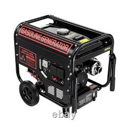 Portable Petrol Generator 5kw 8HP 4 Stroke Electric Start Single Phase & Wheels