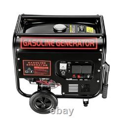 Portable Petrol Generator 5kw 8HP 4 Stroke Electric Start Single Phase & Wheels
