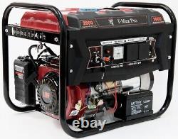 Portable Petrol Generator 6000W-E 3.0 KVA 8HP Quiet Power Electric Key Start