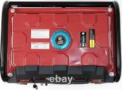 Portable Petrol Generator 6000W-E 3.0 KVA 8HP Quiet Power Electric Key Start