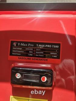 Portable Petrol Generator 7500W-E 8.4 KVA 16HP Power Electric Key Start wheels