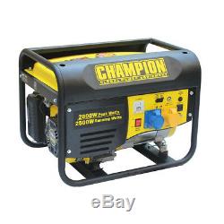 Portable Petrol Generator Champion CPG3500 2.8kVA 4 Stroke