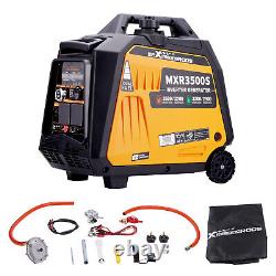 Portable Petrol Generator Inverter Dual Fuel LPG 3500W Camping Electric Start