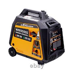 Portable Petrol Generator Inverter Dual Fuel LPG 3500W Camping Electric Start