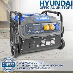 Portable Petrol Generator Inverter Suitcase 7500w 14HP 230v 115v HYUNDAI