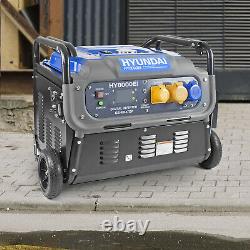 Portable Petrol Generator Inverter Suitcase 7500w 14HP 230v 115v HYUNDAI