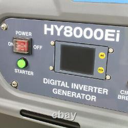 Portable Petrol Generator Inverter Suitcase 7500w 14HP 230v 115v HYUNDAI