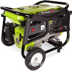Portable Petrol Generator On Wheels 2.2Kw 12V DC 230v AC Böhmer-AG WX-2500K