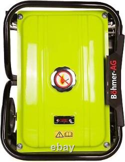 Portable Petrol Generator On Wheels 2.2Kw 12V DC 230v AC Böhmer-AG WX-2500K