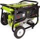 Portable Petrol Generator On Wheels 3.8kw 12v Dc 230v Ac Bohmer 3800k-e